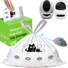 Bolsas AWoHH para caja de arena con robot 5/4/3, compatibilidad y manejo sencillo.