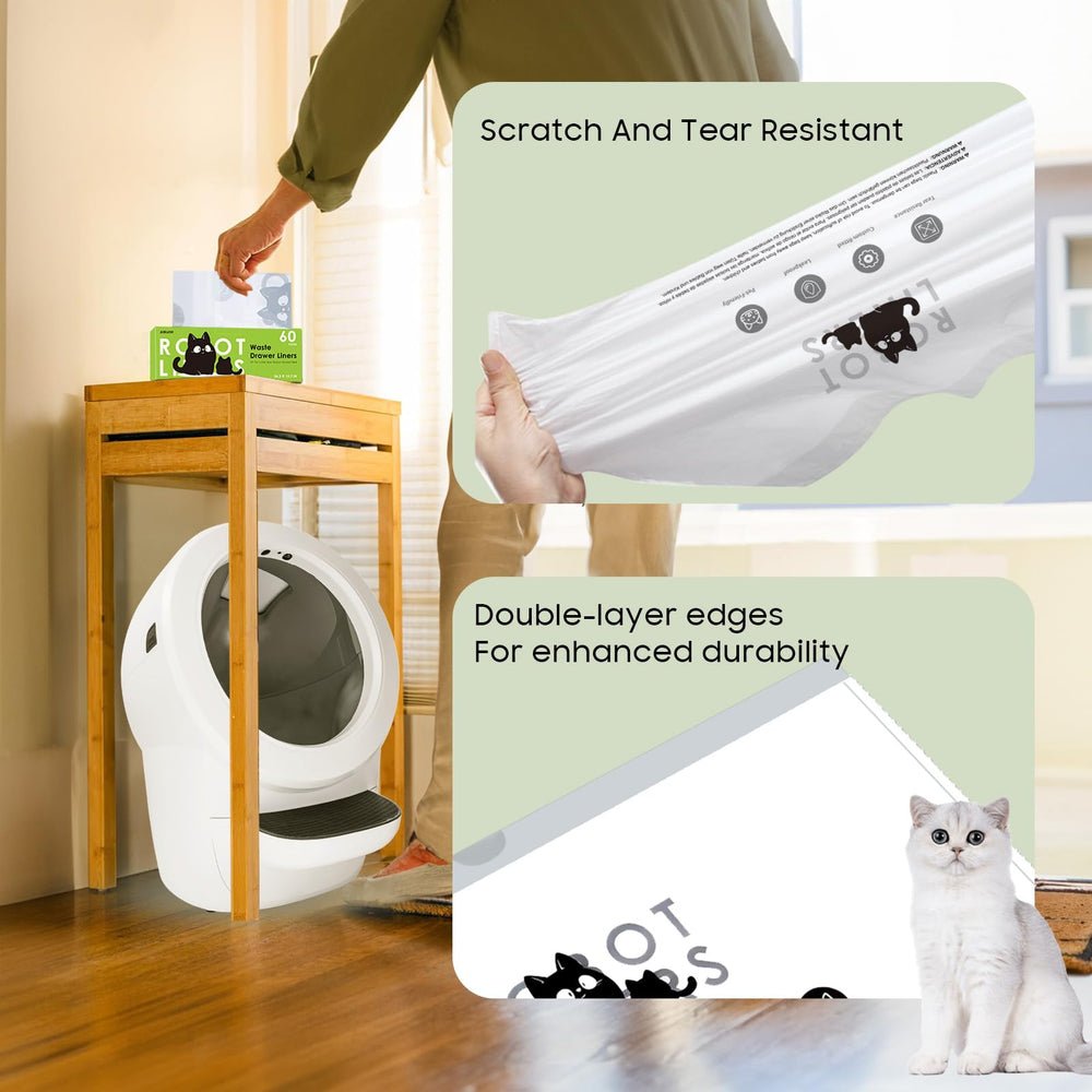 Material LDPE de alta calidad, suave para mascotas tímidas.