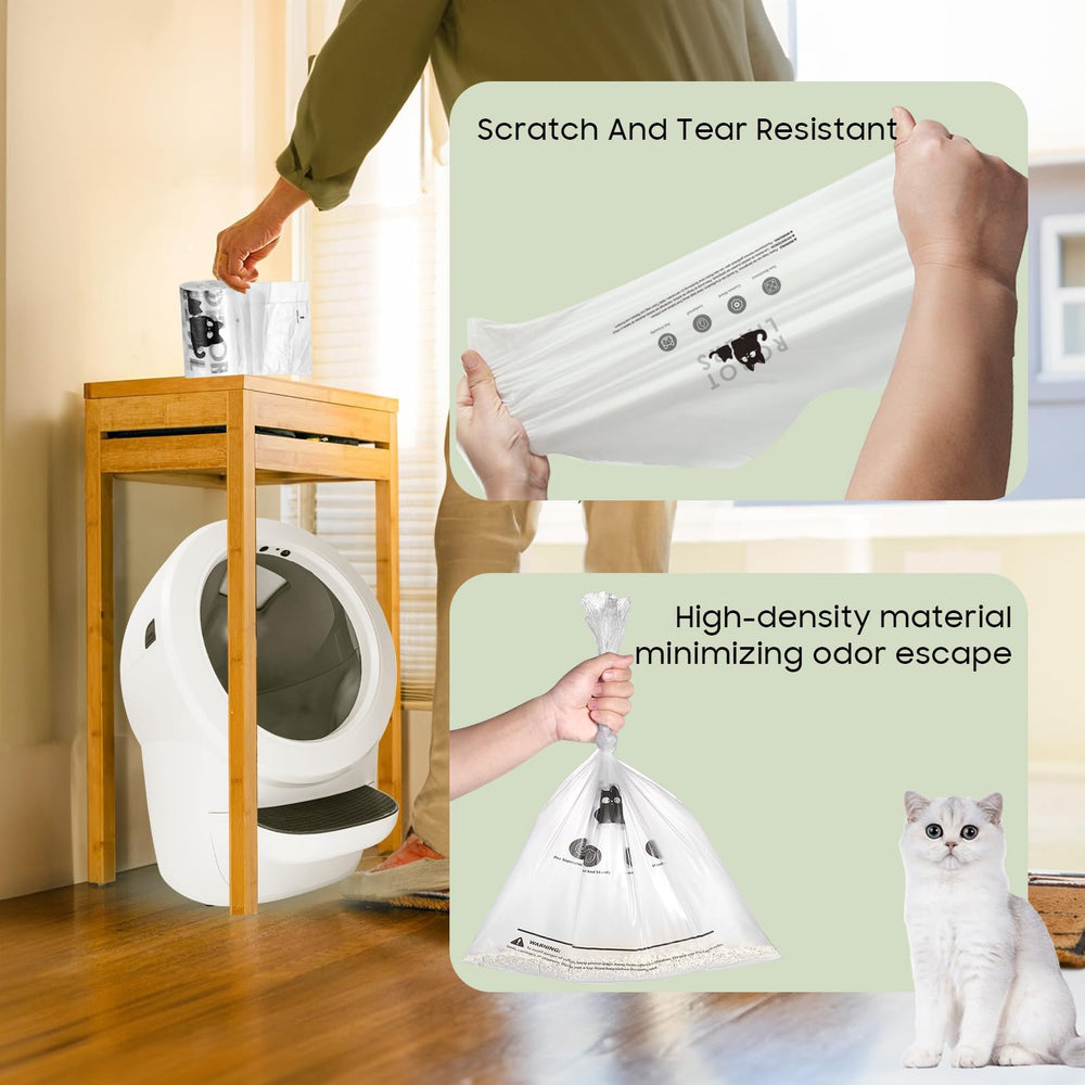 AWoHH bolsas-odor-control: material de alta densidad ayuda a contener olores entre limpiezas.