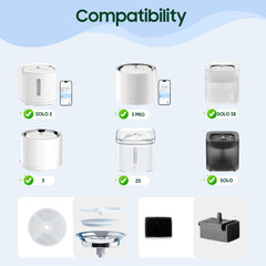 Filtro AWoHH captura pelos y residuos para agua limpia