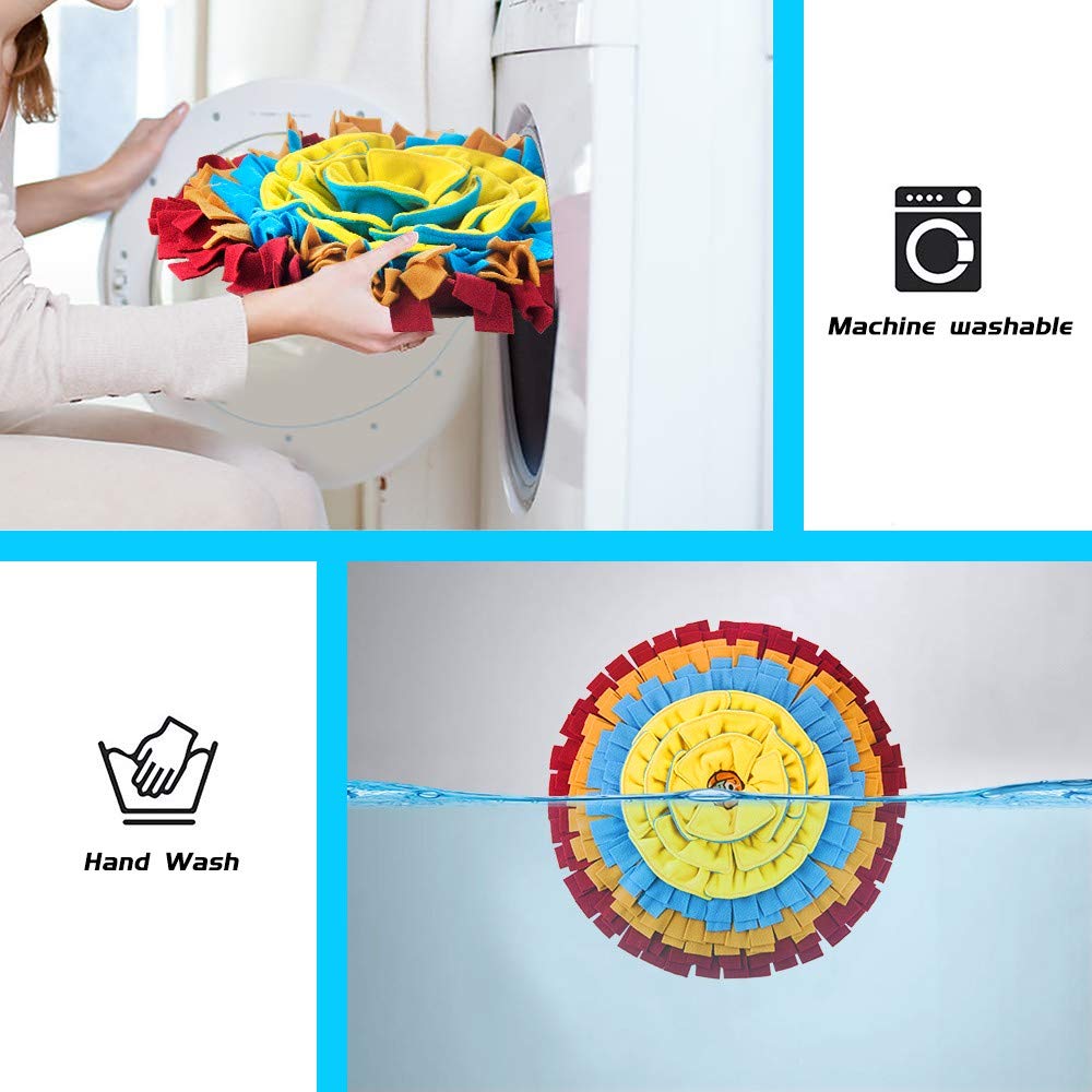 AWOOF Snuffle Mat uso interior/exterior: uso versátil para casa o al aire libre