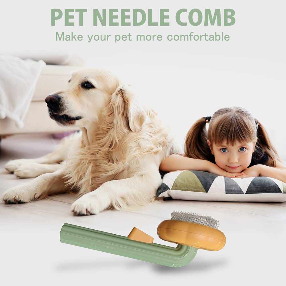 Awpland cepillo autolimpiable para gatos, cepillado cómodo