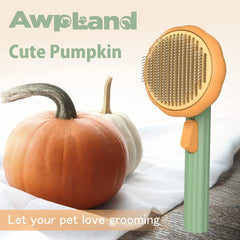 Awpland cepillo autolimpiable para perros, deslanado suave