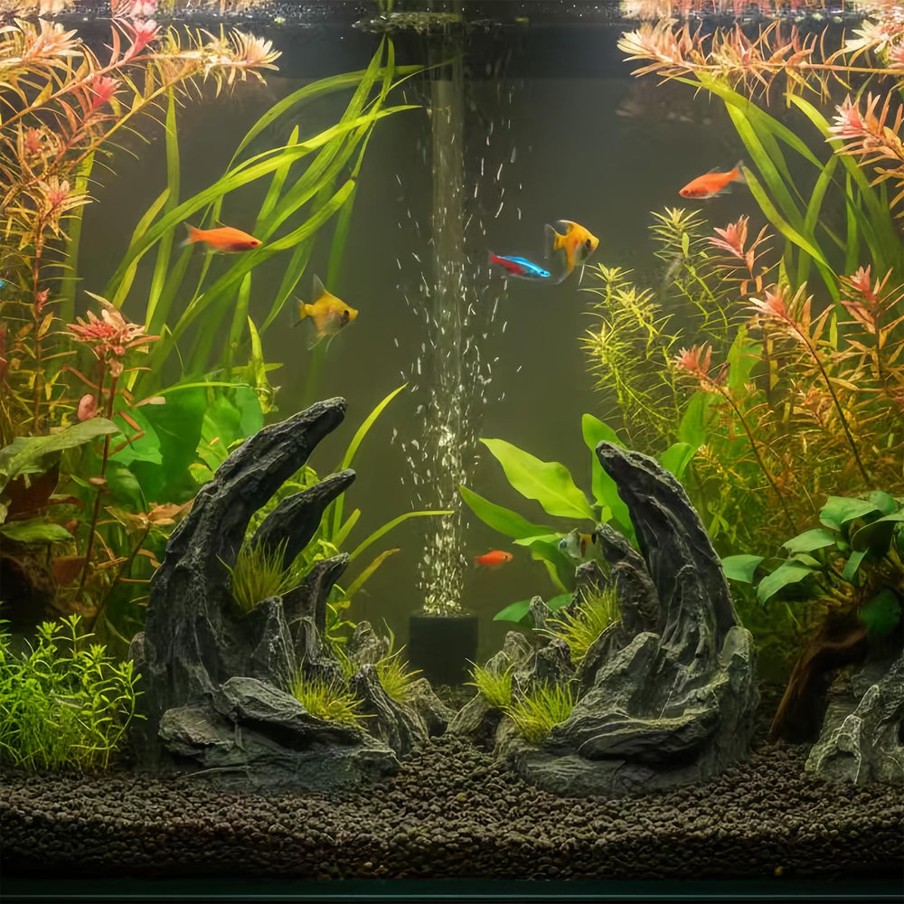 AWUAWU refugio acuario, ocultamiento seguro para peces y camarones