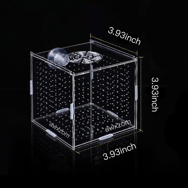 AWXZOM tapa flotante acrílica, diseño transparente para proteger alevines