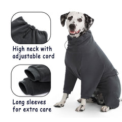 Axcimond chaqueta para perros, foco en cremallera para poner y quitar.