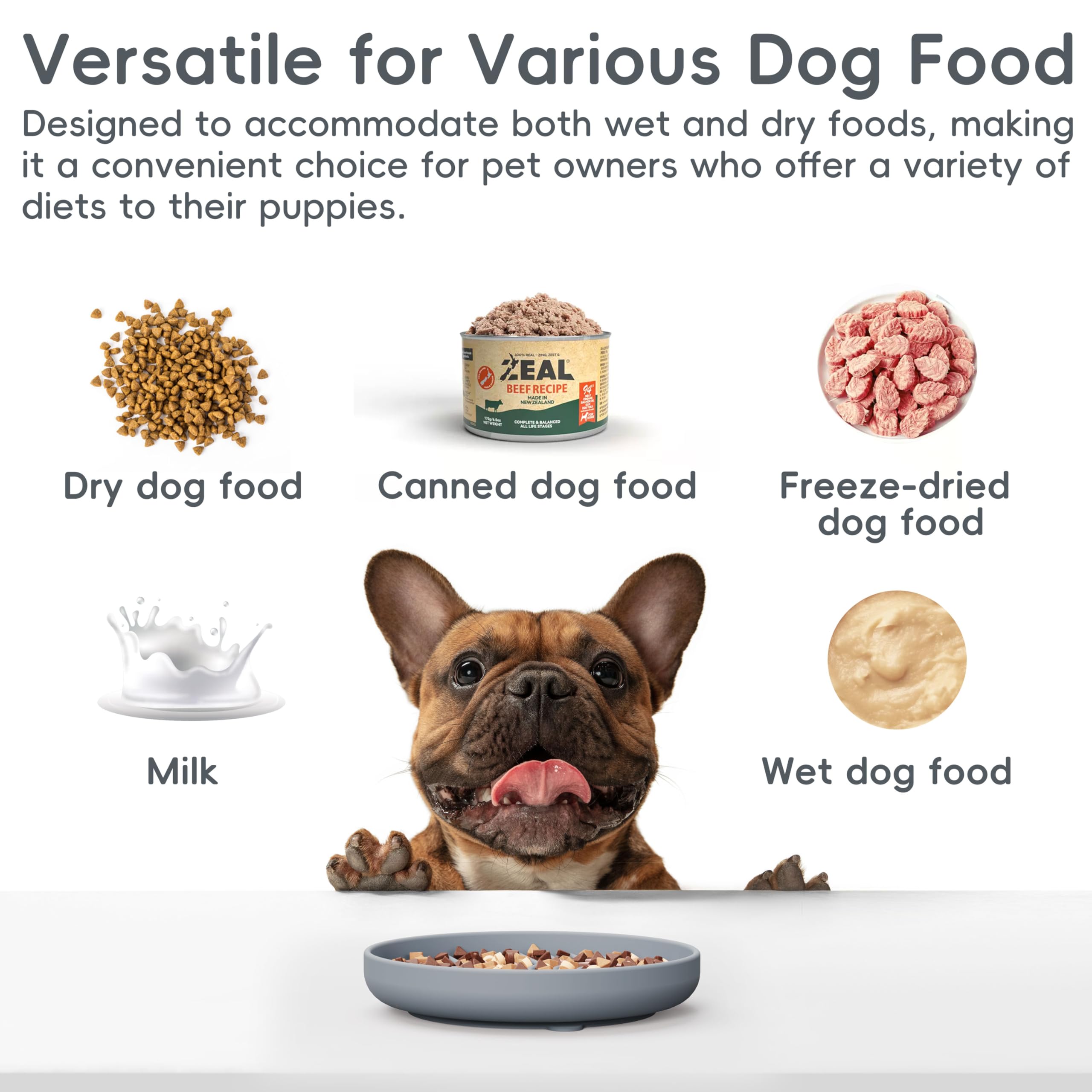 AXEFUN comedero lento para cachorros y perros, ritmo de alimento más controlado.