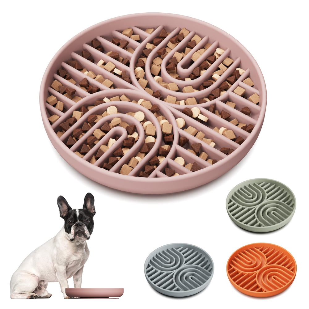 AXEFUN tazón lento con diseño laberinto para comer más pausadamente.