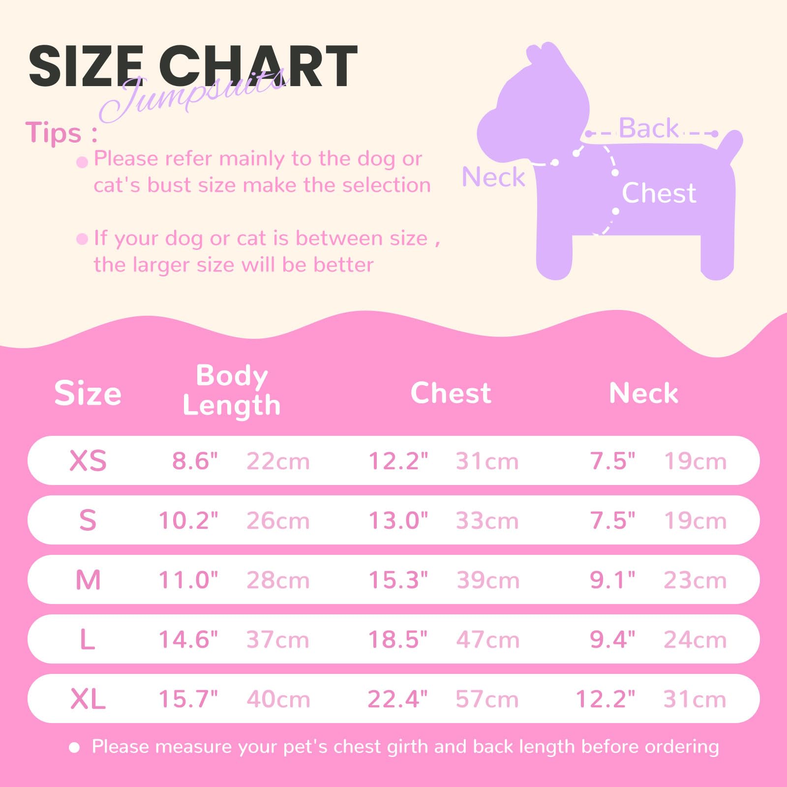 AXIIJGL pijama para perro pequeño con anillos en D para salidas.