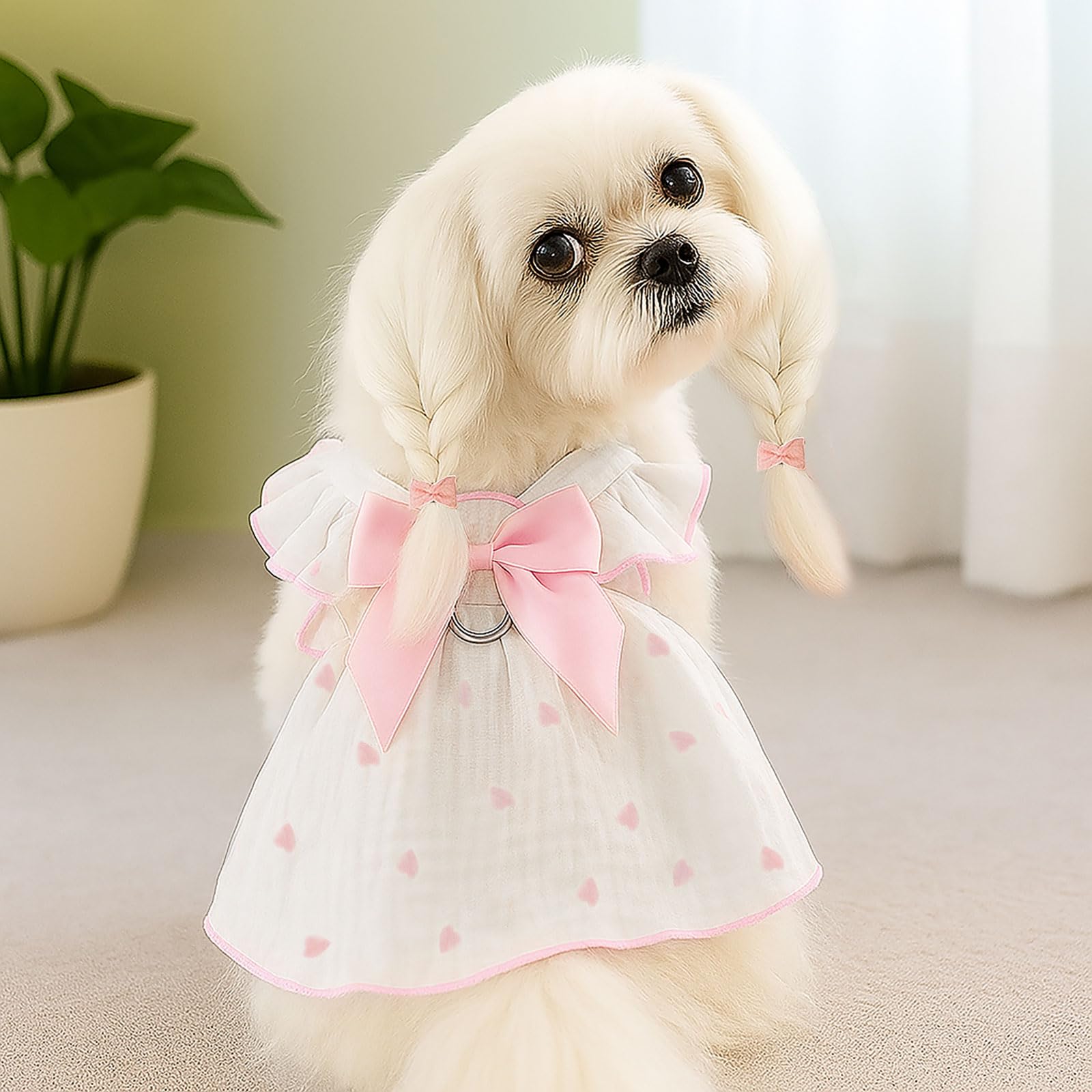 Vestido AXIIJGL estilo pinafore, frente amplio para ponérselo fácilmente.