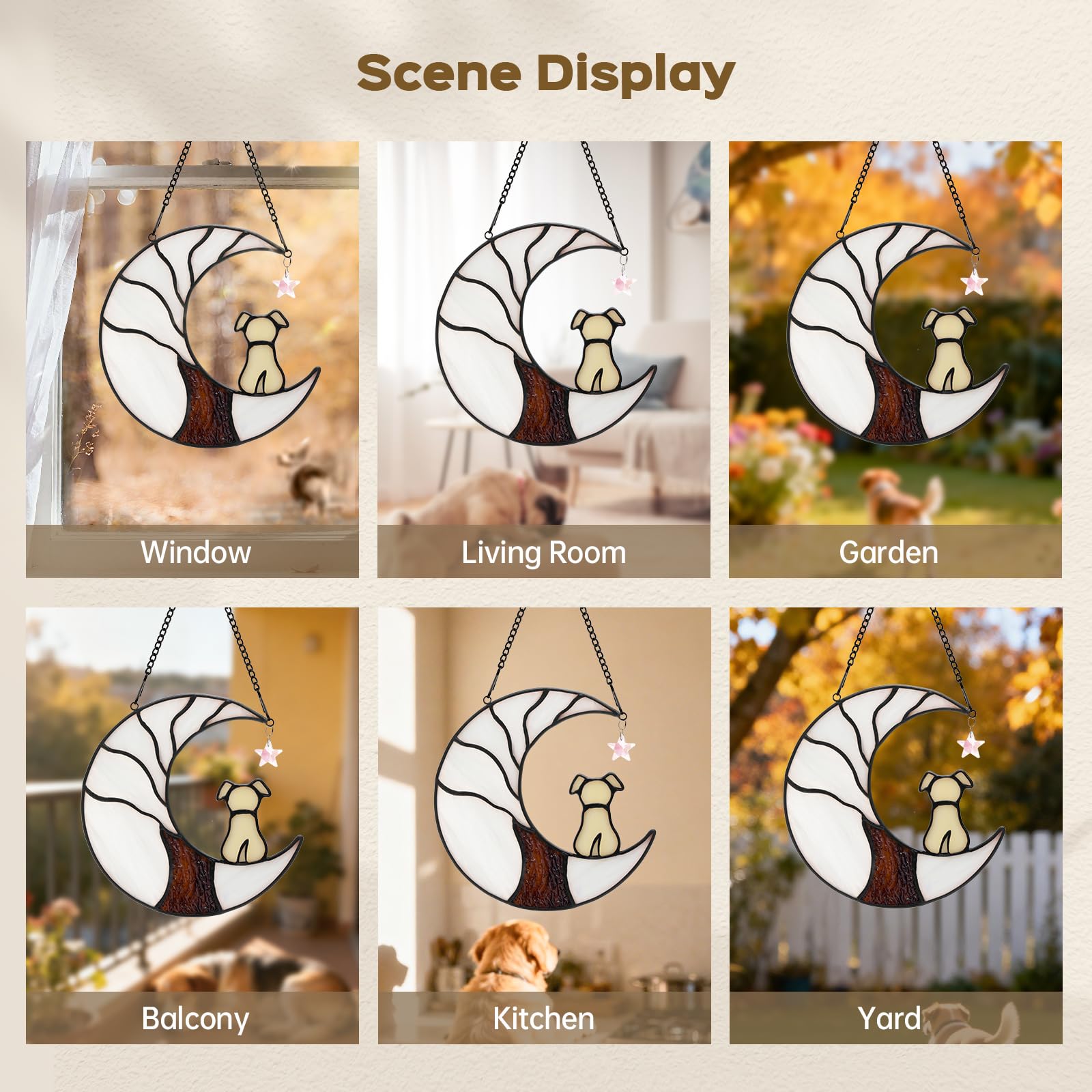Ayadon diseños cristal perro: serenidad y belleza para recordar.