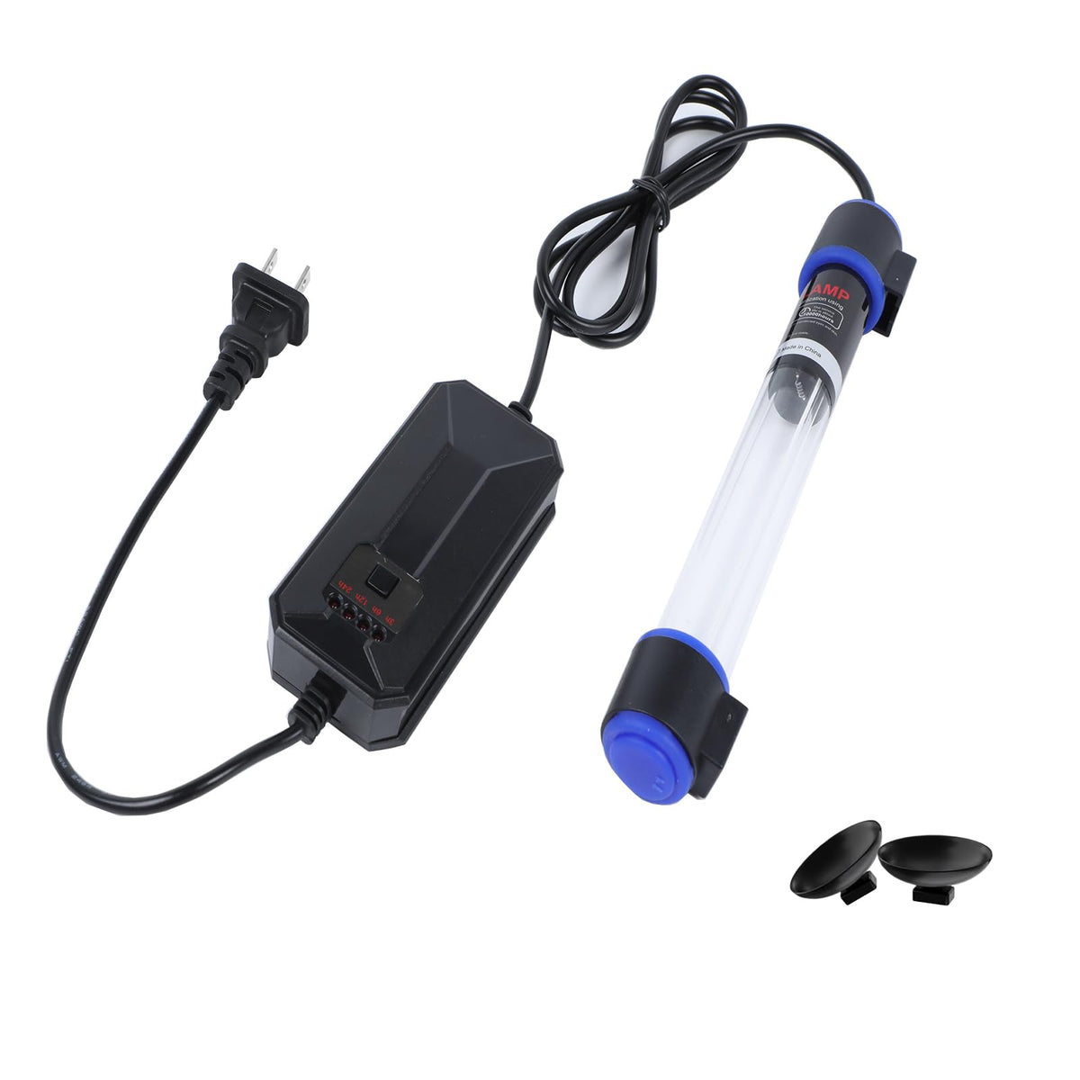 Ayamaxon UV-C para acuario con temporizador mejora la claridad del agua.