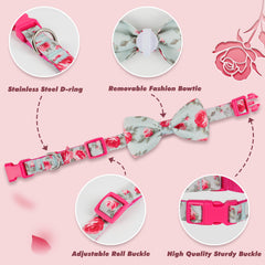 Collar azuza ajustable en nylon suave para paseos cómodos.