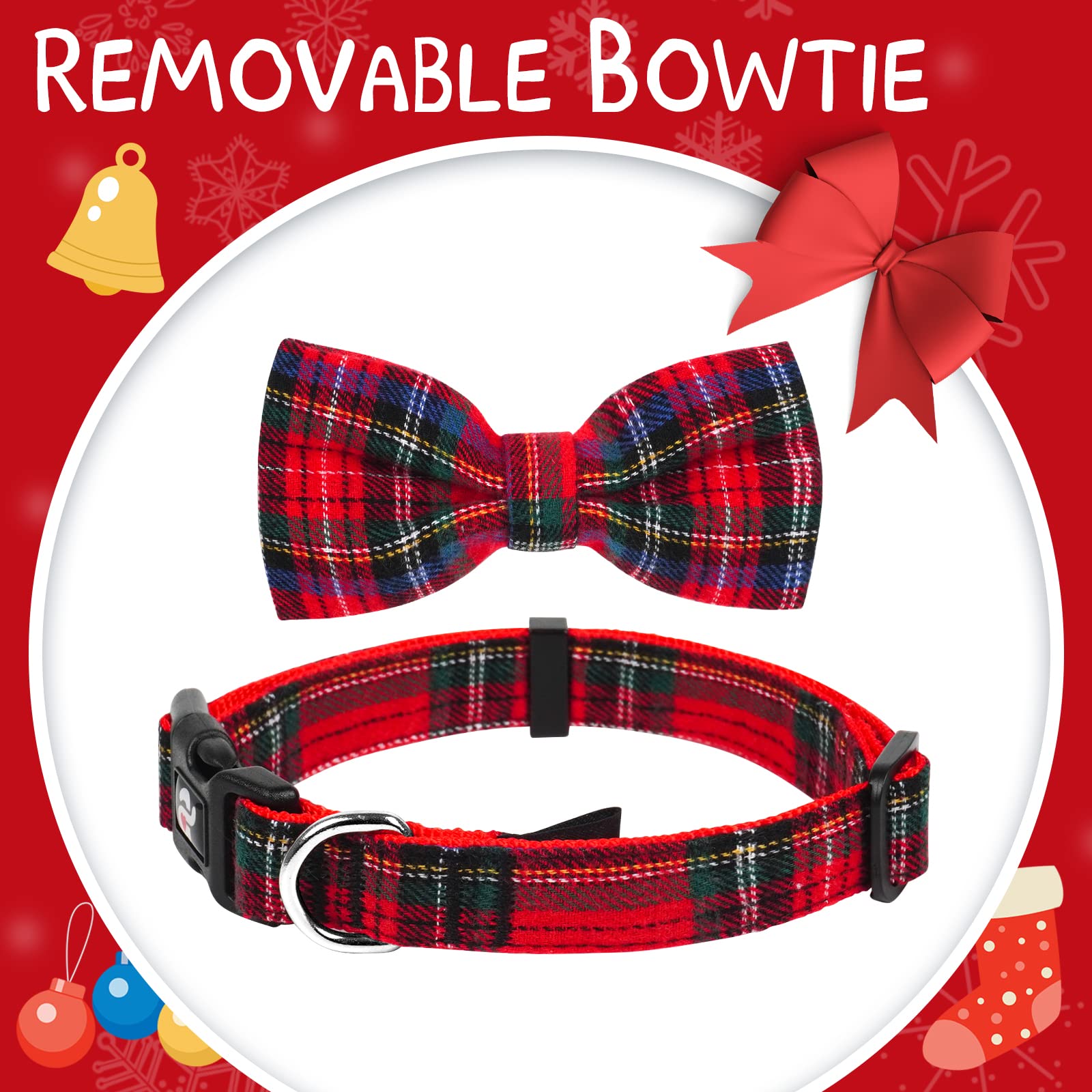 azuza tallas ajustables de collar, ajuste cómodo para perros pequenos.