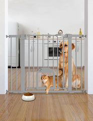 BABELIO Babygate: puerta para gato ajustable con tres niveles para distintos tamaños.