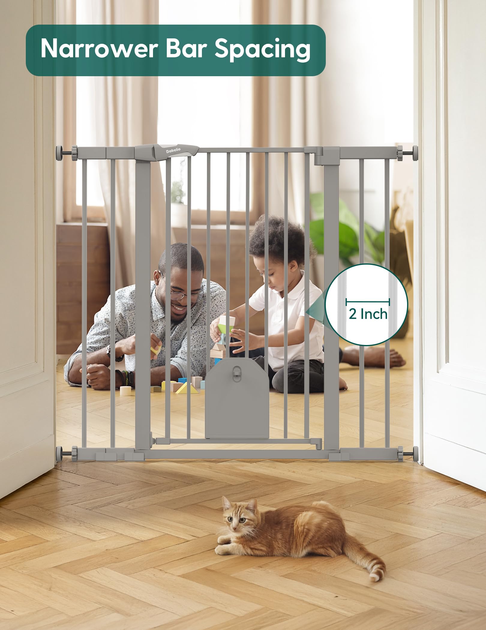 BABELIO cierre automático de seguridad con doble candado.