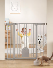 BABELIO puerta bebe 36 pulgadas, altura extra para seguridad en escaleras.