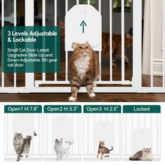 BABELIO puerta mascota pequeña con cerradura, práctica para gestionar el acceso de la mascota.
