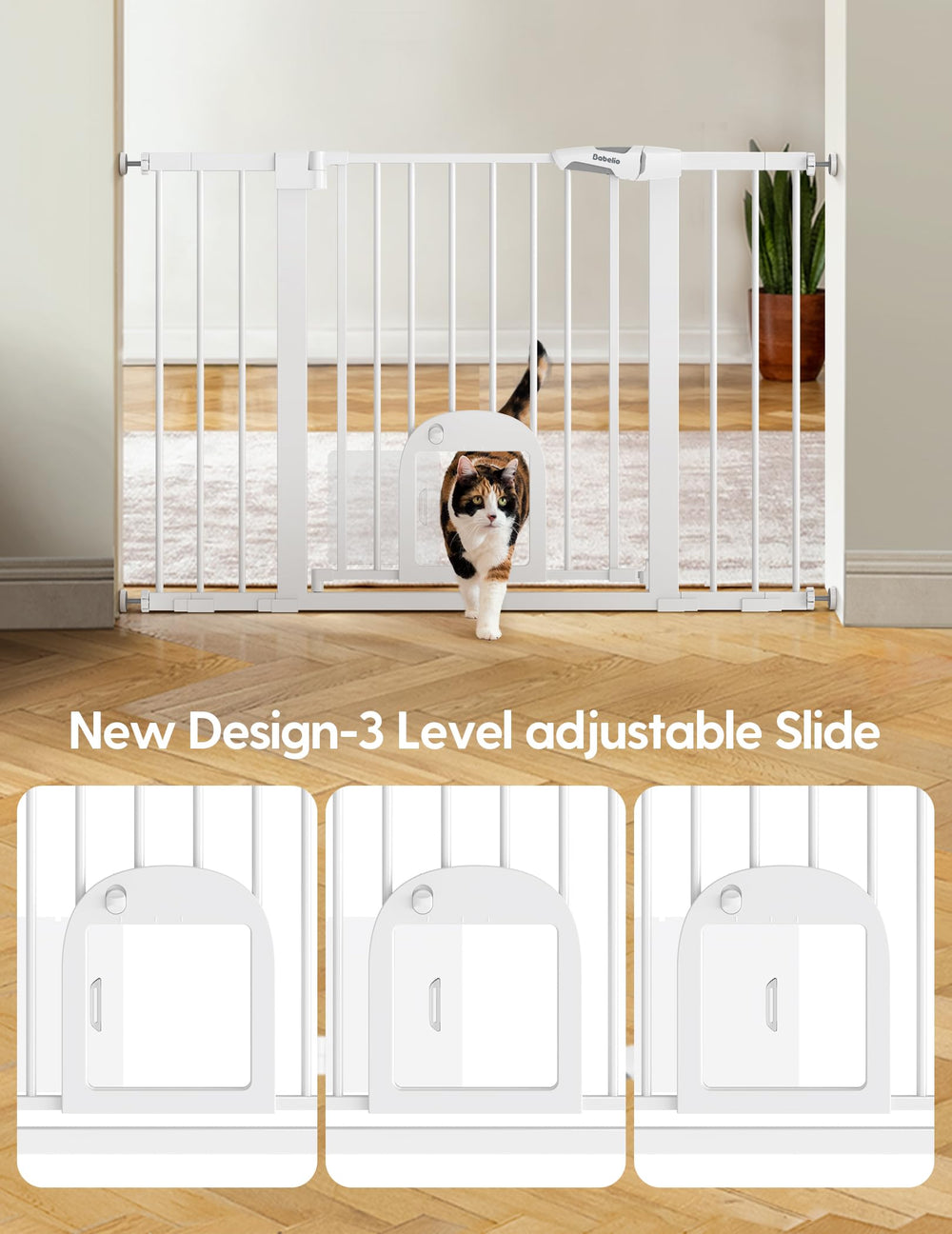 Babelio cierre automático para puerta de mascota, práctico.