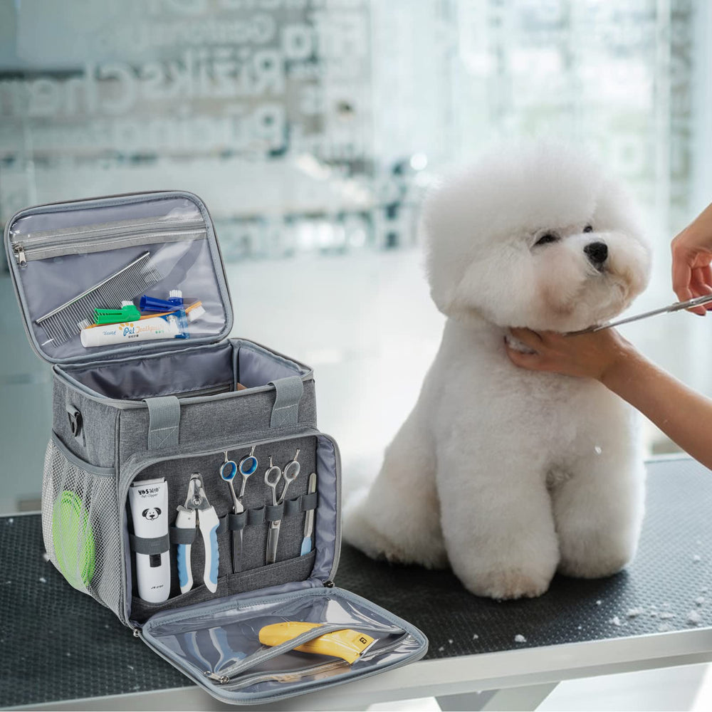 BABEYER bolsa resistente para sesiones de grooming en casa.