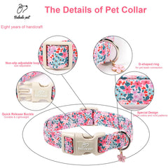 Babole Pet collar detalle charms ligero añade encanto en caminatas.