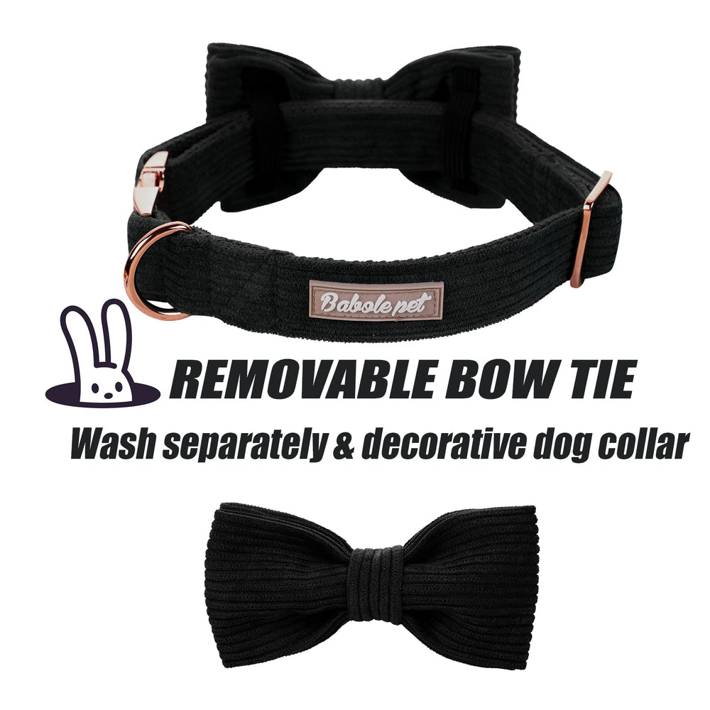 Collar corduroy Babole Pet con diseño artesanal