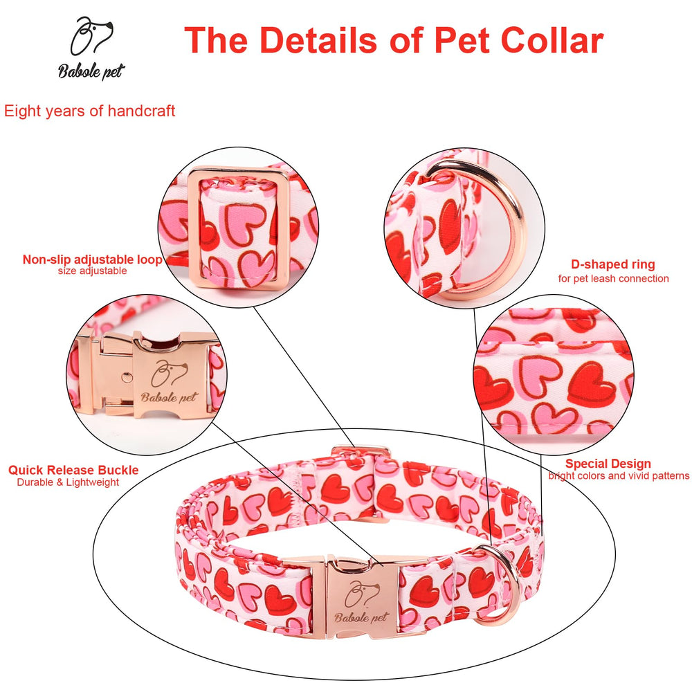 Collar Babole Pet con hebilla de metal resistente para paseos.