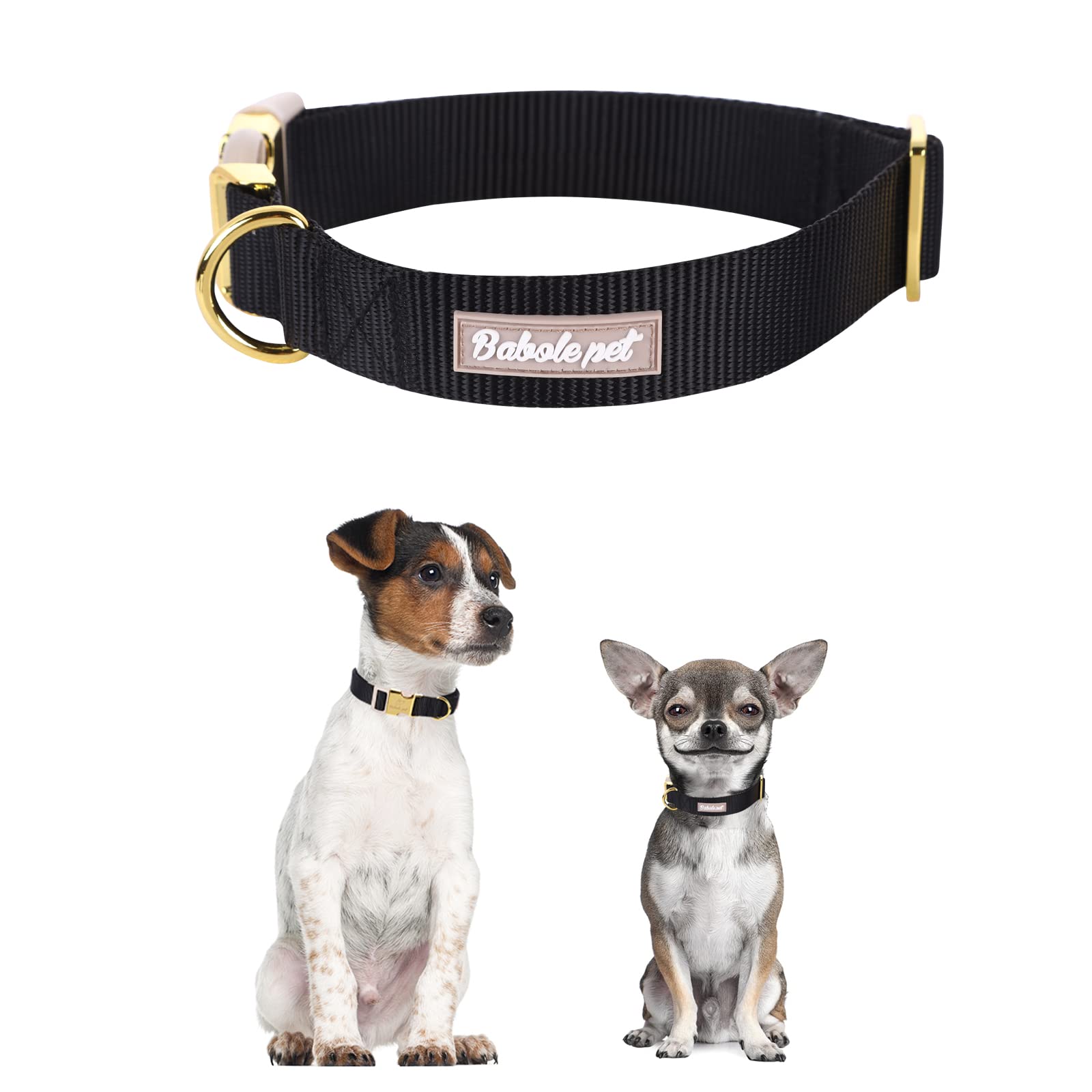 Hebilla rápida ABS en el collar Babole Pet para uso cómodo