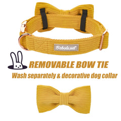 Collar Babole Pet con lazo removible, estilo personalizable para cualquier paseo.