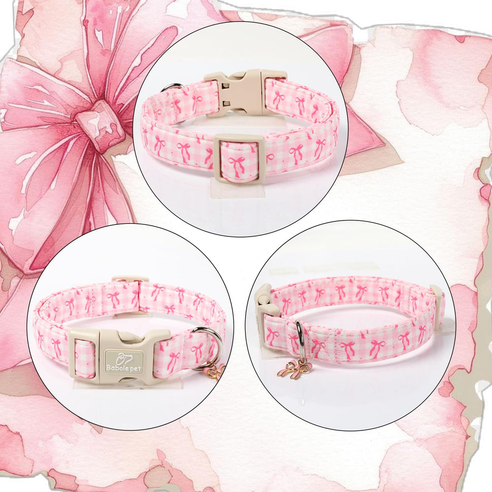 Lazo rosa y diseño elegante para estilo femenino