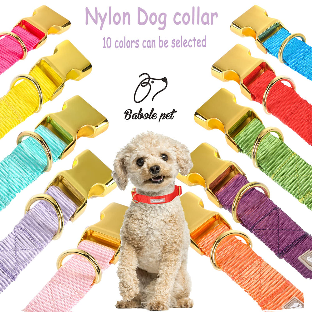 Babole Pet collar nailon regalo ideal para dueños de mascotas.