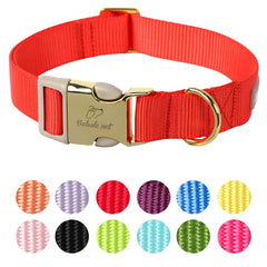 Babole Pet collar nailon rojo con cierre rápido para paseos diarios.