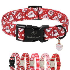 Collar Babole Pet con diseño Santa, ideal para sesiones de fotos festivas con tu perro.