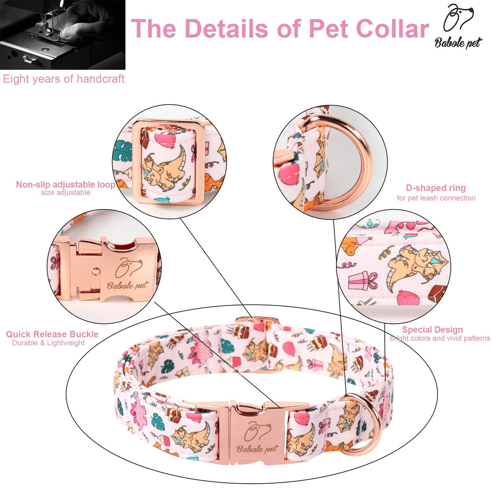 Babole Pet collar para perritos pequeños, ajuste cómodo y suave.