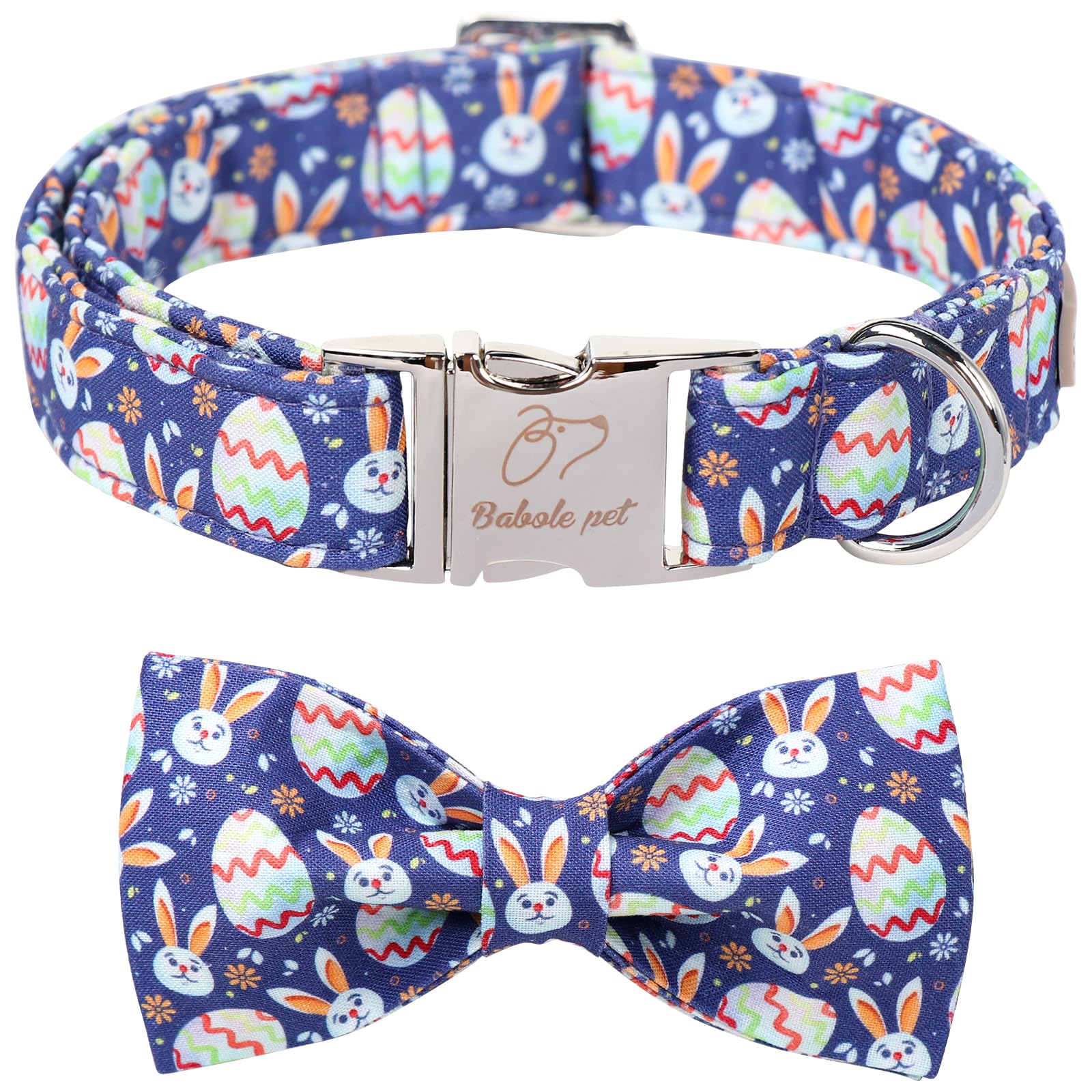Babole Pet collar-pascua-lazo para paseos festivos y fotos