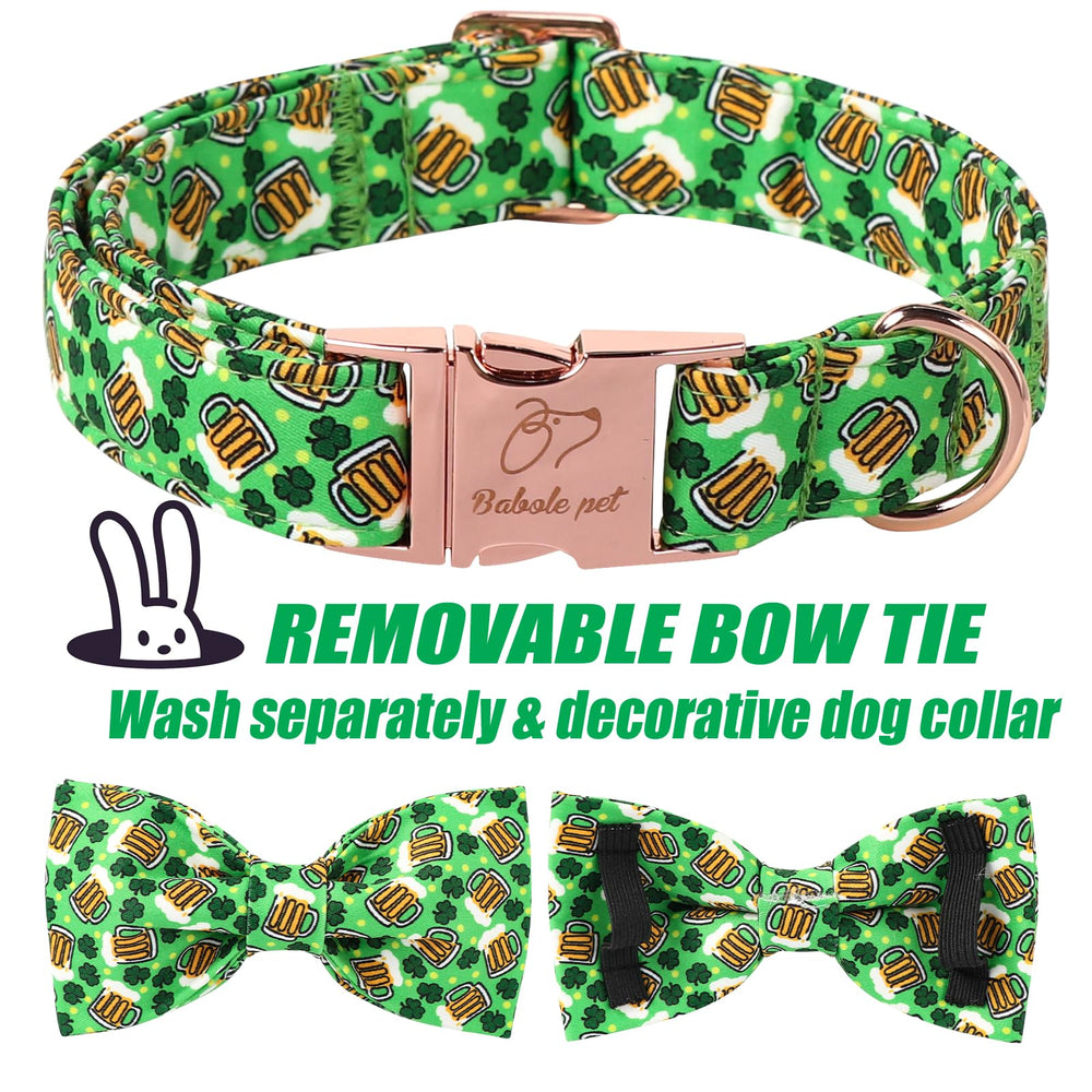 Anilla D cromada en collar Babole Pet para seguridad