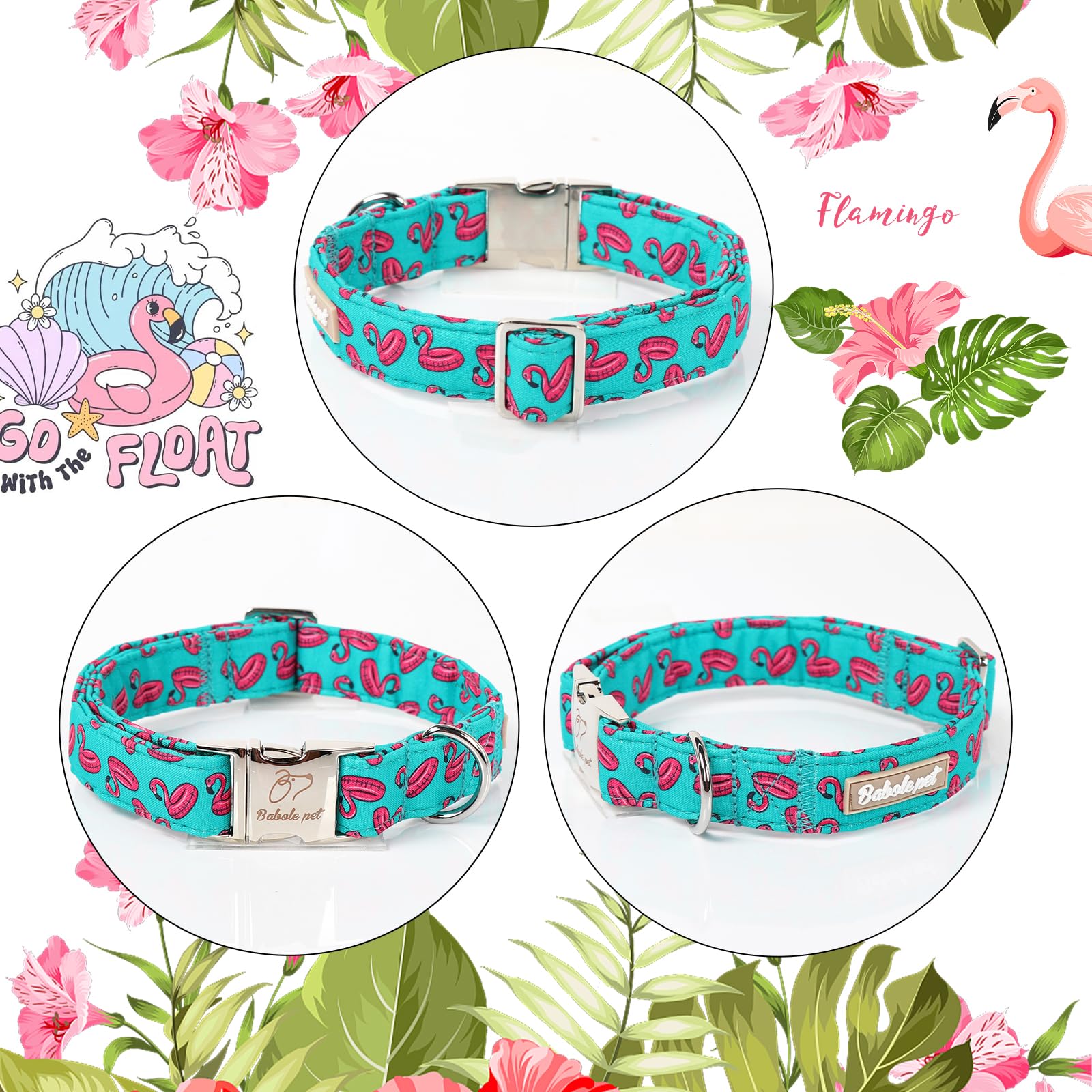 Collar Babole Pet, talla ajustable para adaptarse a perros de diferentes tamaños.