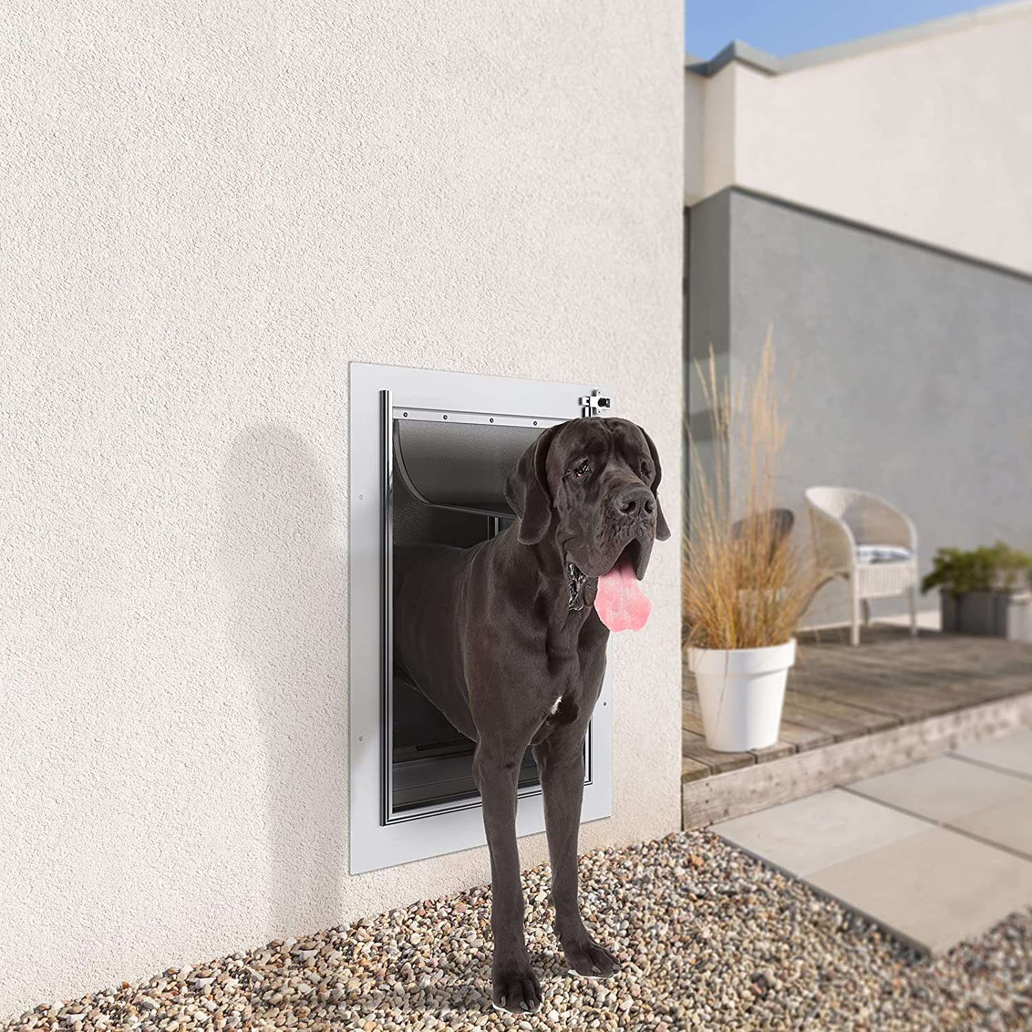 Baboni puerta mascotas, accesorios incluidos para instalación