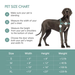 Baboni puerta mascotas, diseño tres pestanas, protección climática y eficiencia