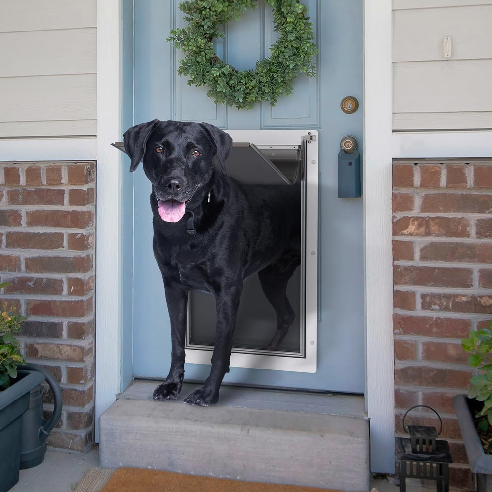Baboni puerta para mascotas grande, adecuada para animales de hasta 100 kg.