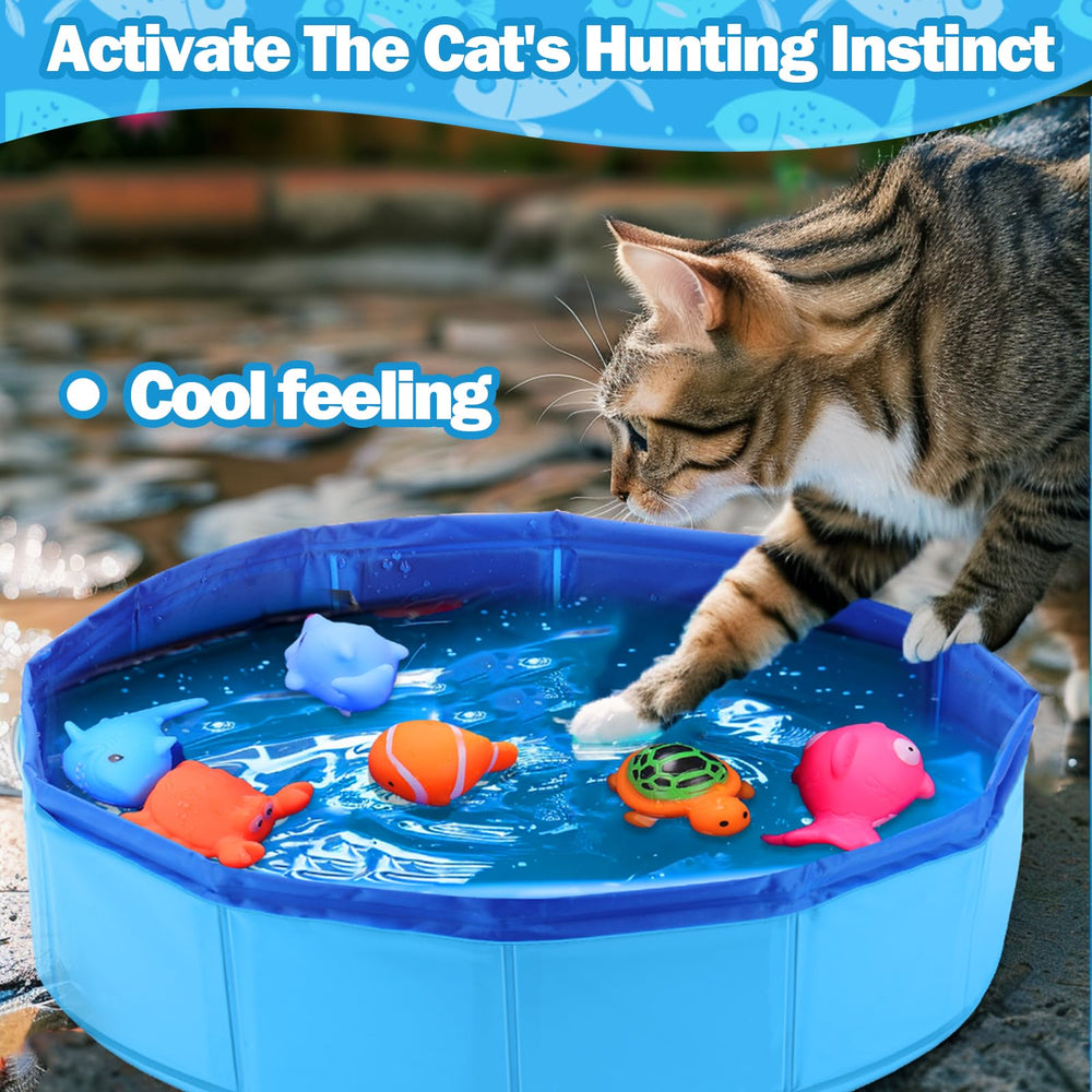 BABORUI juego interactivo de agua para gatos en interior
