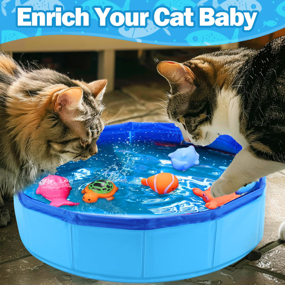 BABORUI pez flotante en acción, ideal para gatos que persiguen presas