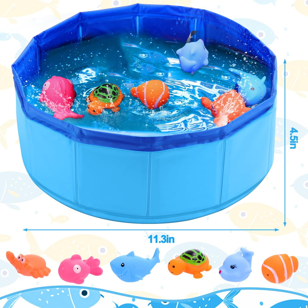 BABORUI versión portátil para camping, juguete de piscina para gatos