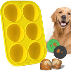 BABORUI molde silicona para perros con 6 cavidades, ideal para golosinas congeladas