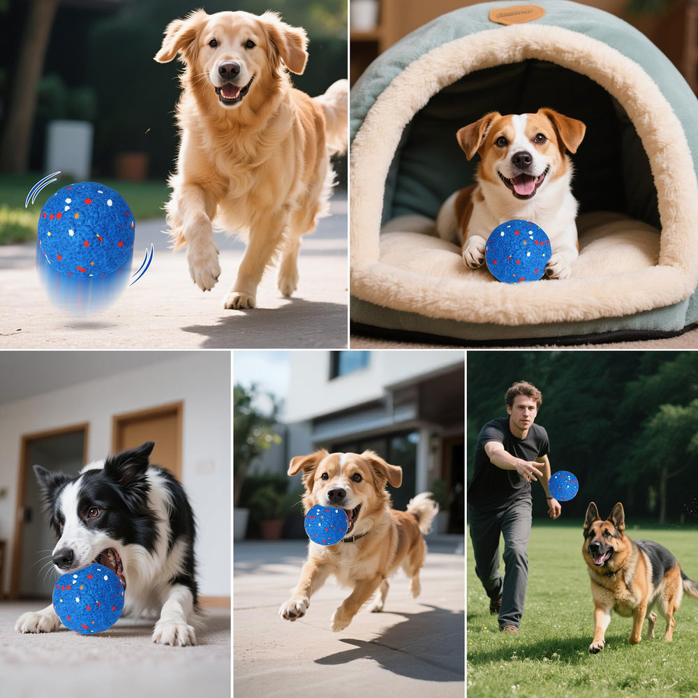 BABORUI Pelota duradera para masticadores fuertes, segura y divertida.