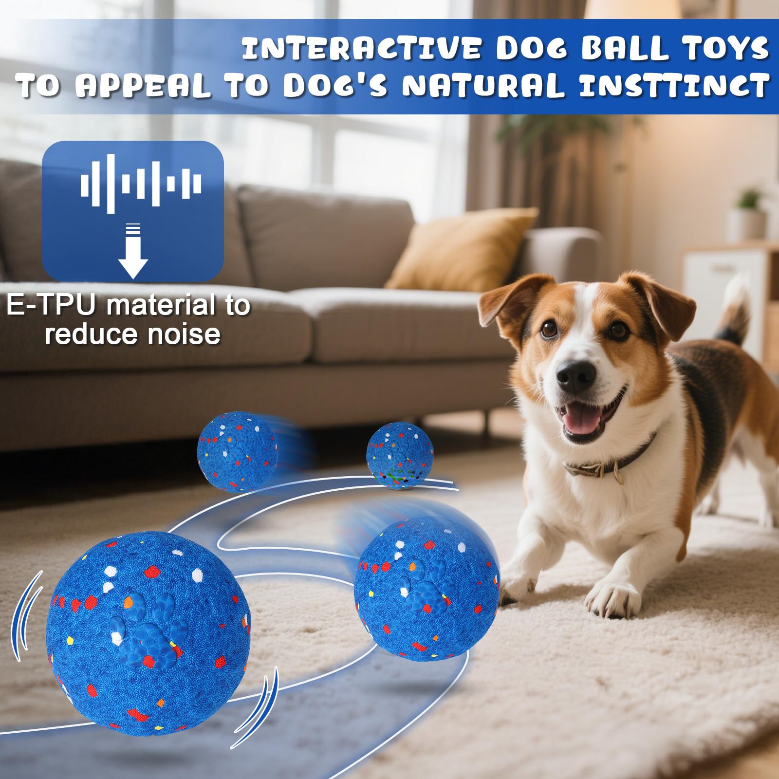 BABORUI Pelota con modos inteligentes para juego interactivo y estimulación mental.