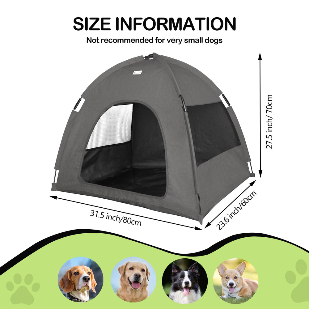 Babyezz, nido interior gris cómodo para gatos y perros pequeños.