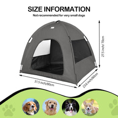Babyezz, nido interior gris cómodo para gatos y perros pequeños.