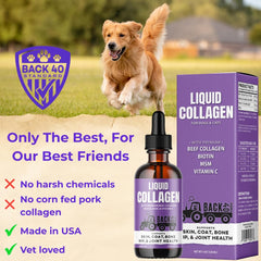 Back 40 Dogs Collagen: mejora movilidad y articulaciones caninas.