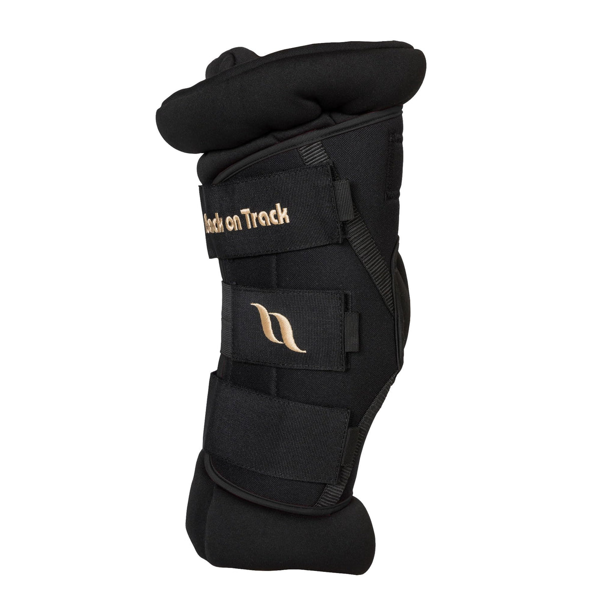 Botas para corvejón Back on Track, frontal, protección acolchada para el corvejón.